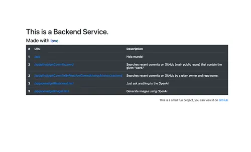Backend Lab